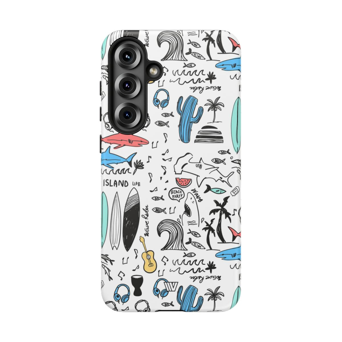 DOODLE BEACH PARTY | Tough Phone Case