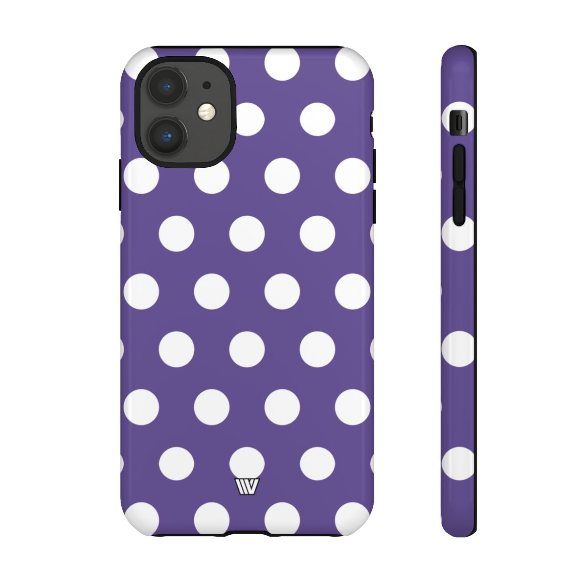 PURPLE POLKA DOTS | Tough Phone Case