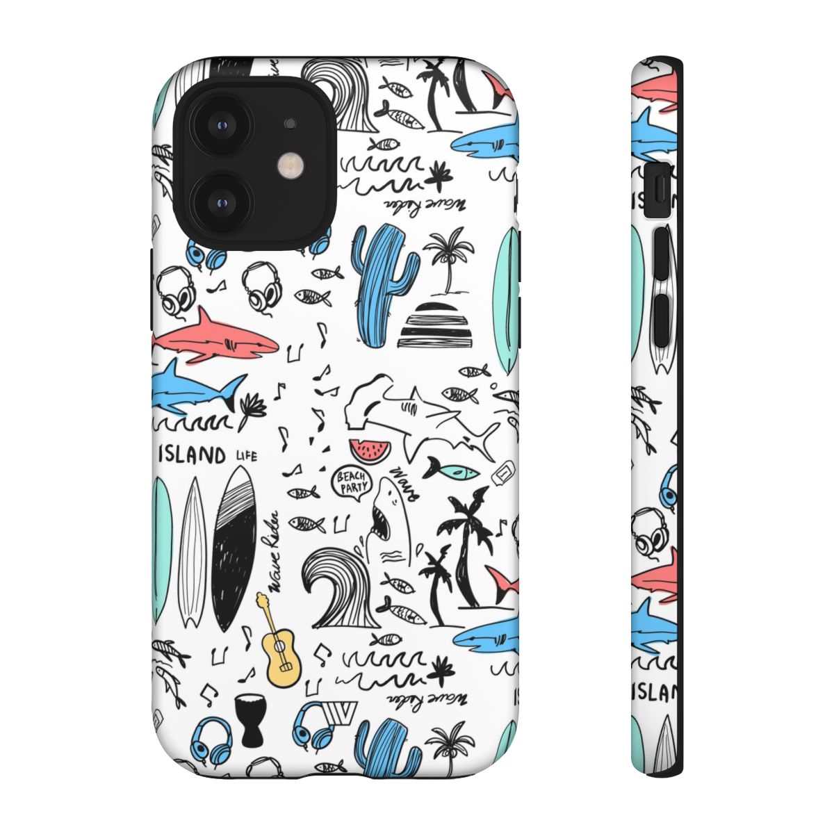 DOODLE BEACH PARTY | Tough Phone Case
