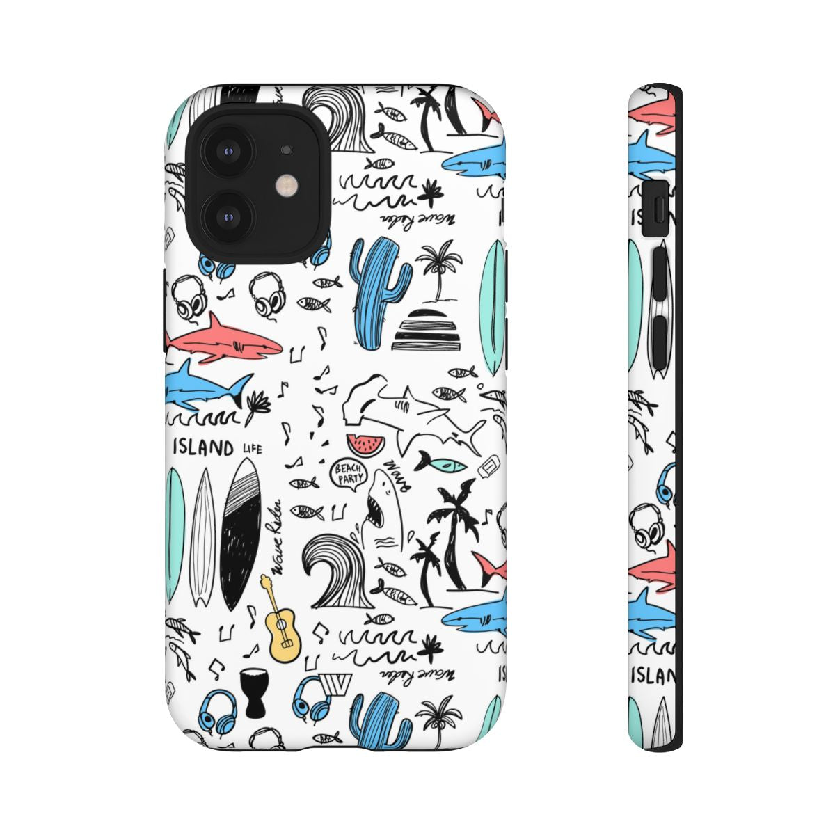DOODLE BEACH PARTY | Tough Phone Case