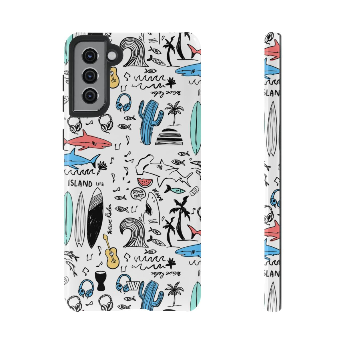 DOODLE BEACH PARTY | Tough Phone Case