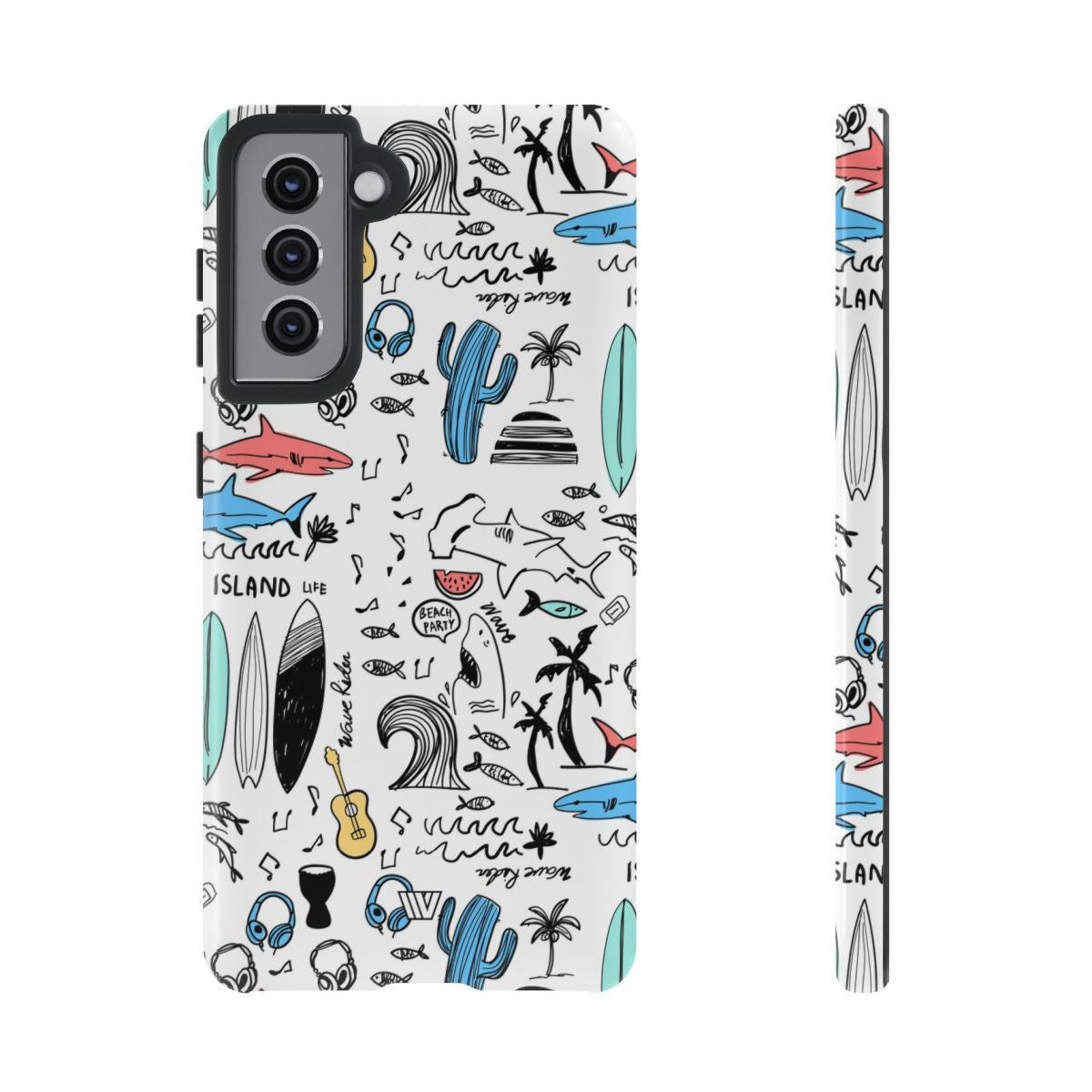 DOODLE BEACH PARTY | Tough Phone Case