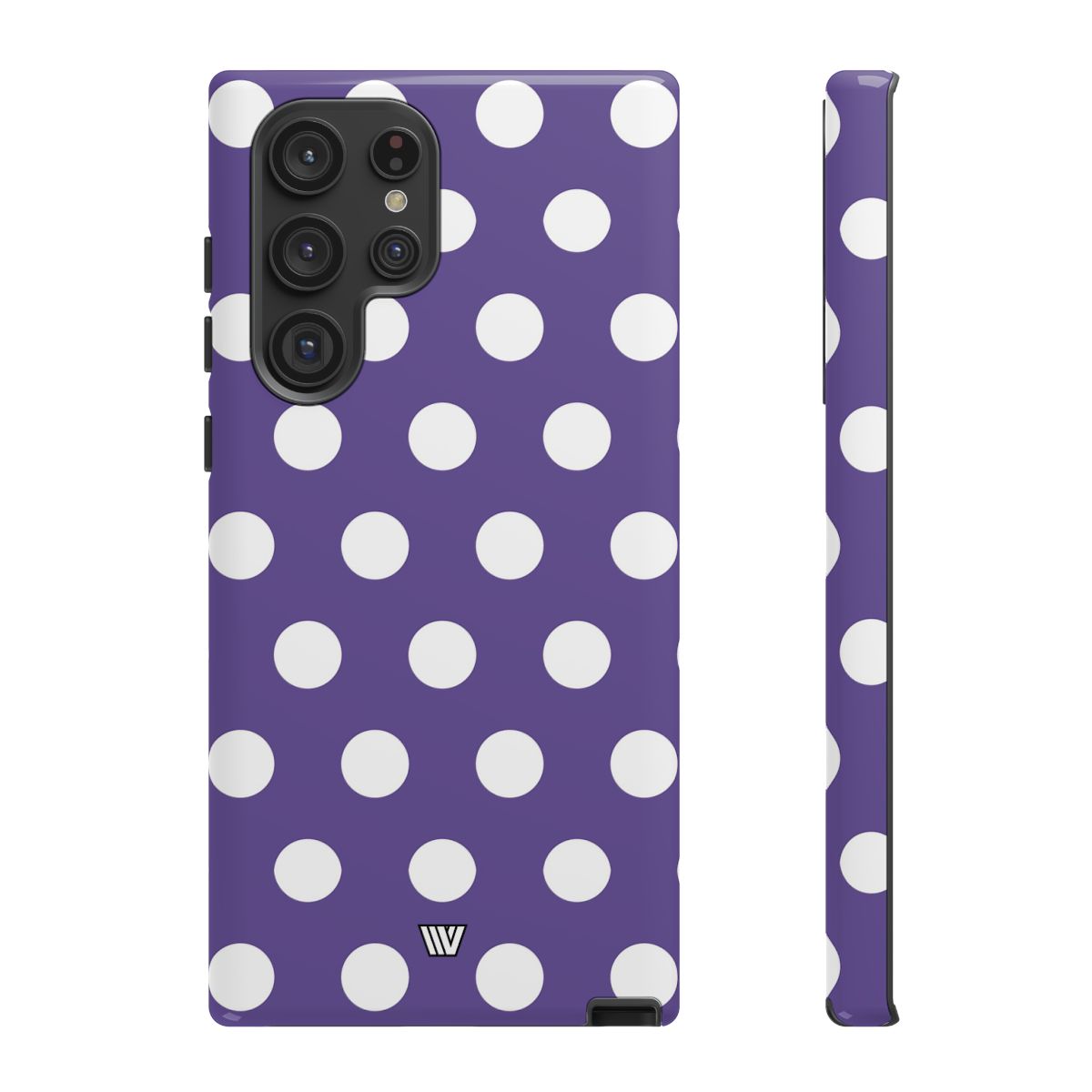 PURPLE POLKA DOTS | Tough Phone Case