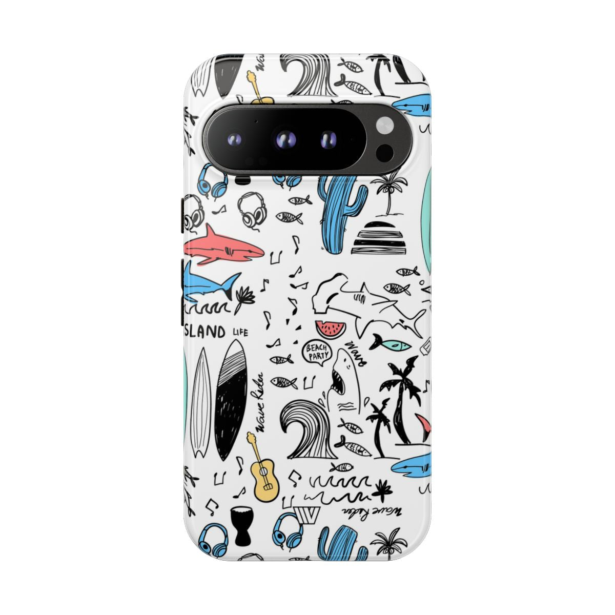 DOODLE BEACH PARTY | Tough Phone Case
