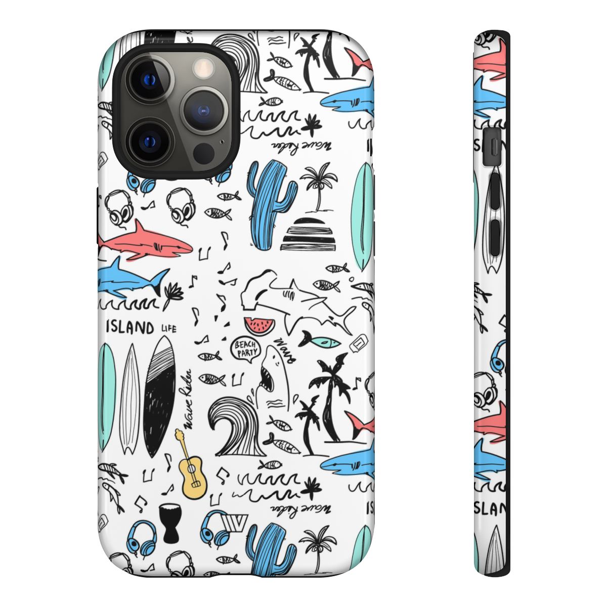 DOODLE BEACH PARTY | Tough Phone Case