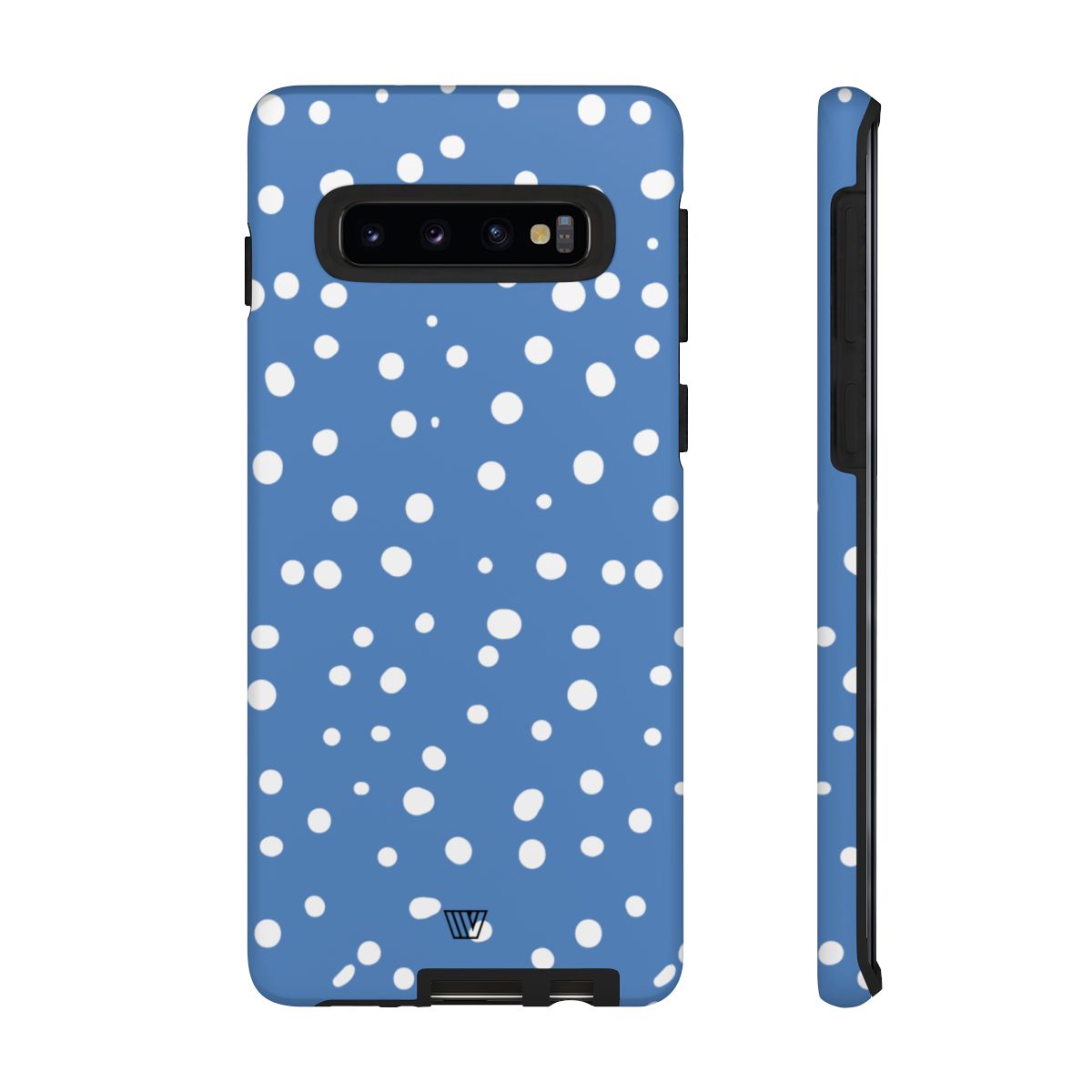 DUSTY BLUE DOTS | Tough Phone Case