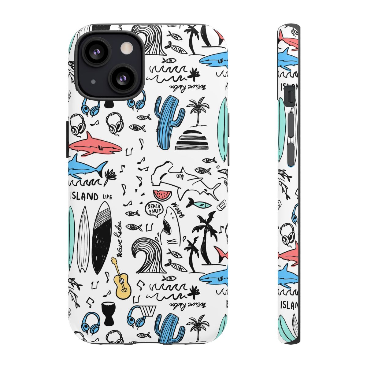 DOODLE BEACH PARTY | Tough Phone Case