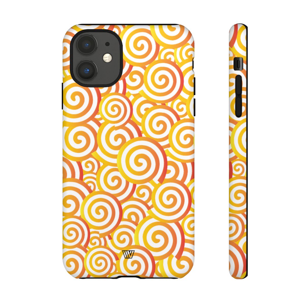 ABSTRACT SPIRAL ORANGE | Tough Phone Case