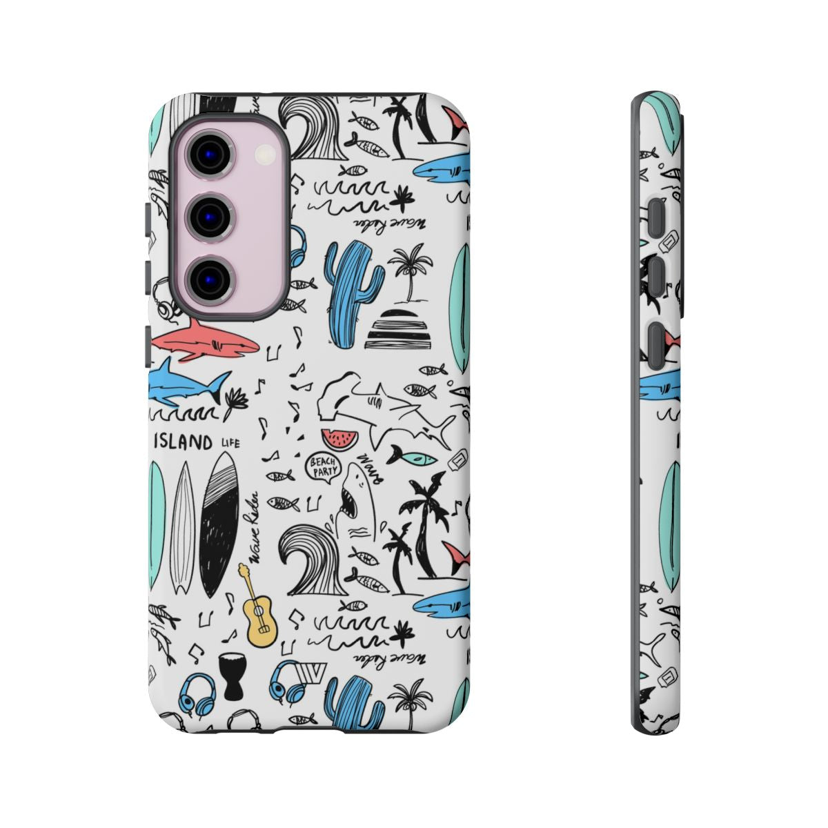 DOODLE BEACH PARTY | Tough Phone Case