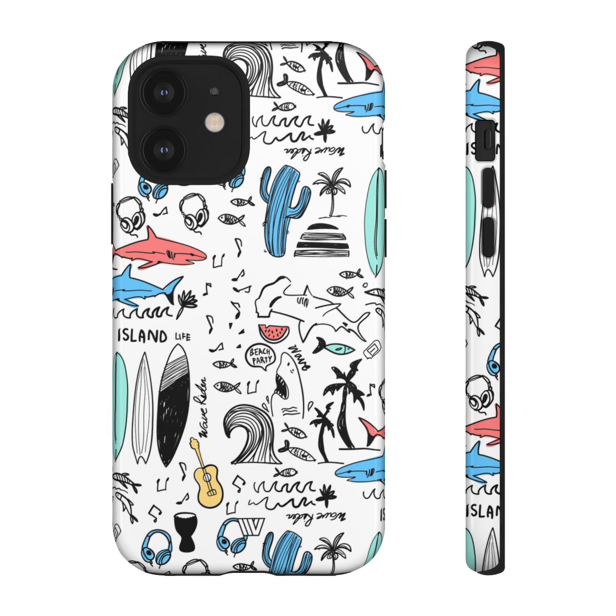 DOODLE BEACH PARTY | Tough Phone Case
