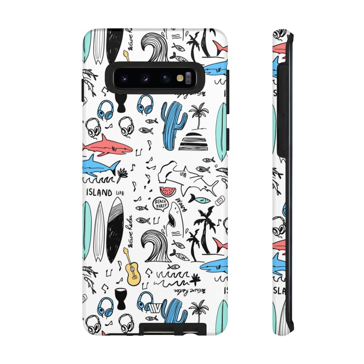 DOODLE BEACH PARTY | Tough Phone Case
