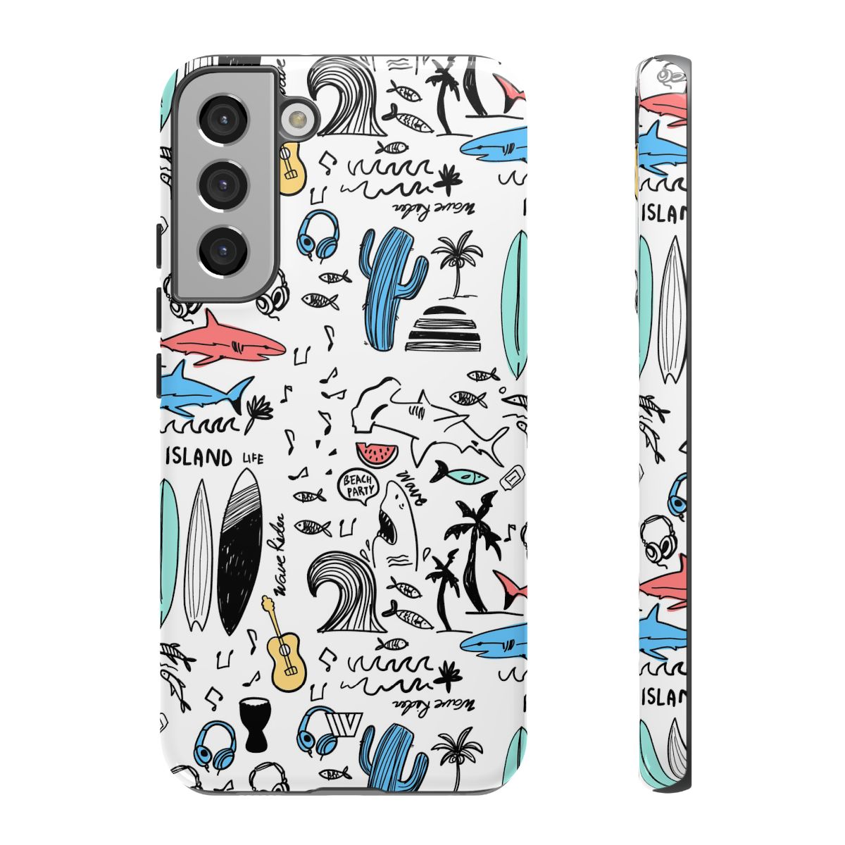 DOODLE BEACH PARTY | Tough Phone Case