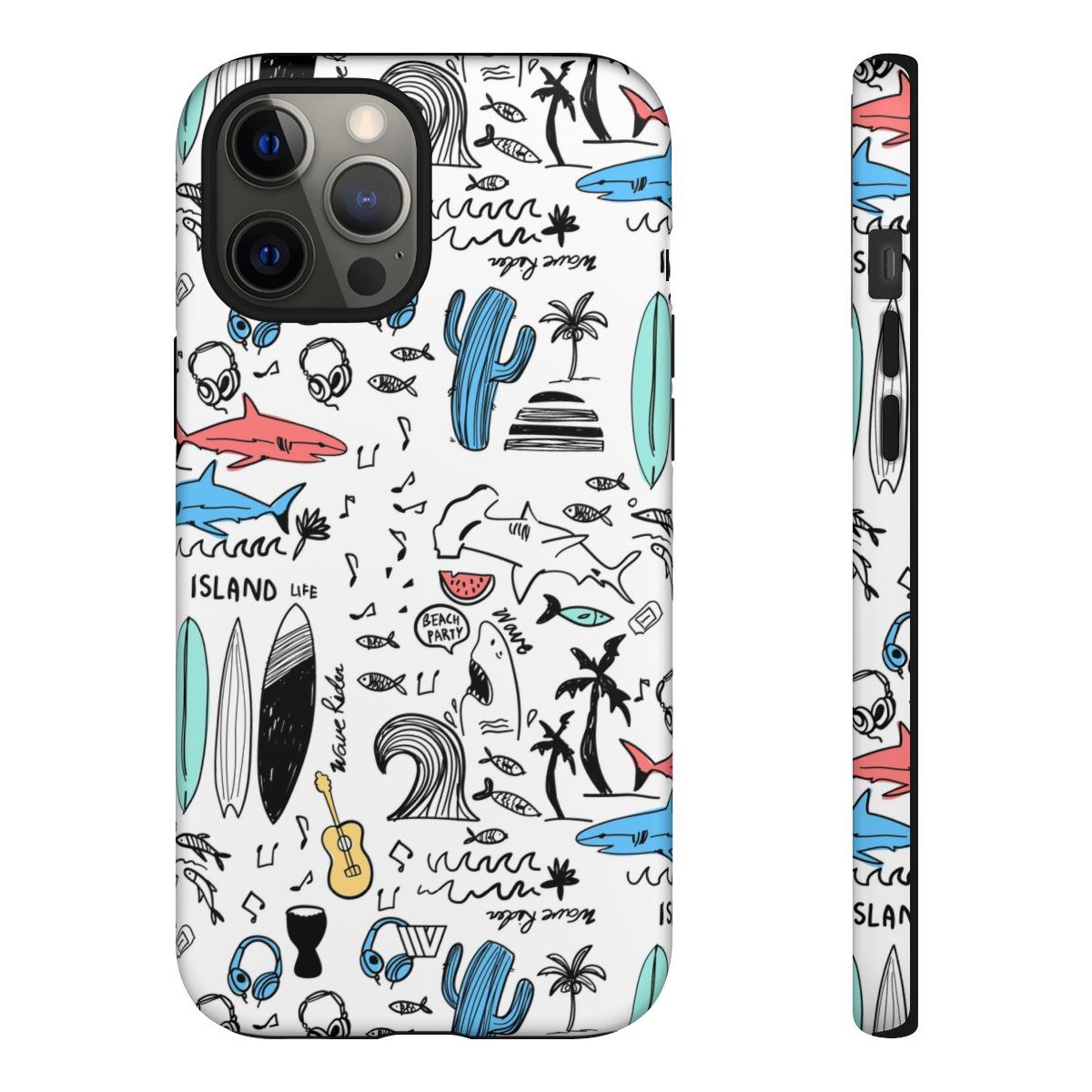 DOODLE BEACH PARTY | Tough Phone Case