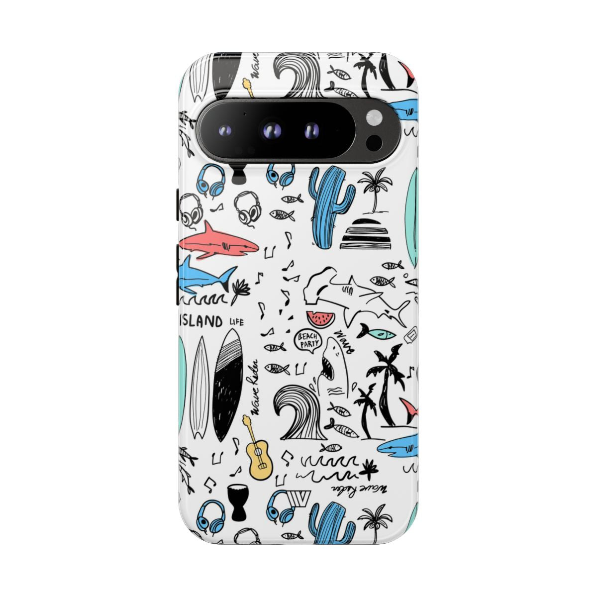 DOODLE BEACH PARTY | Tough Phone Case