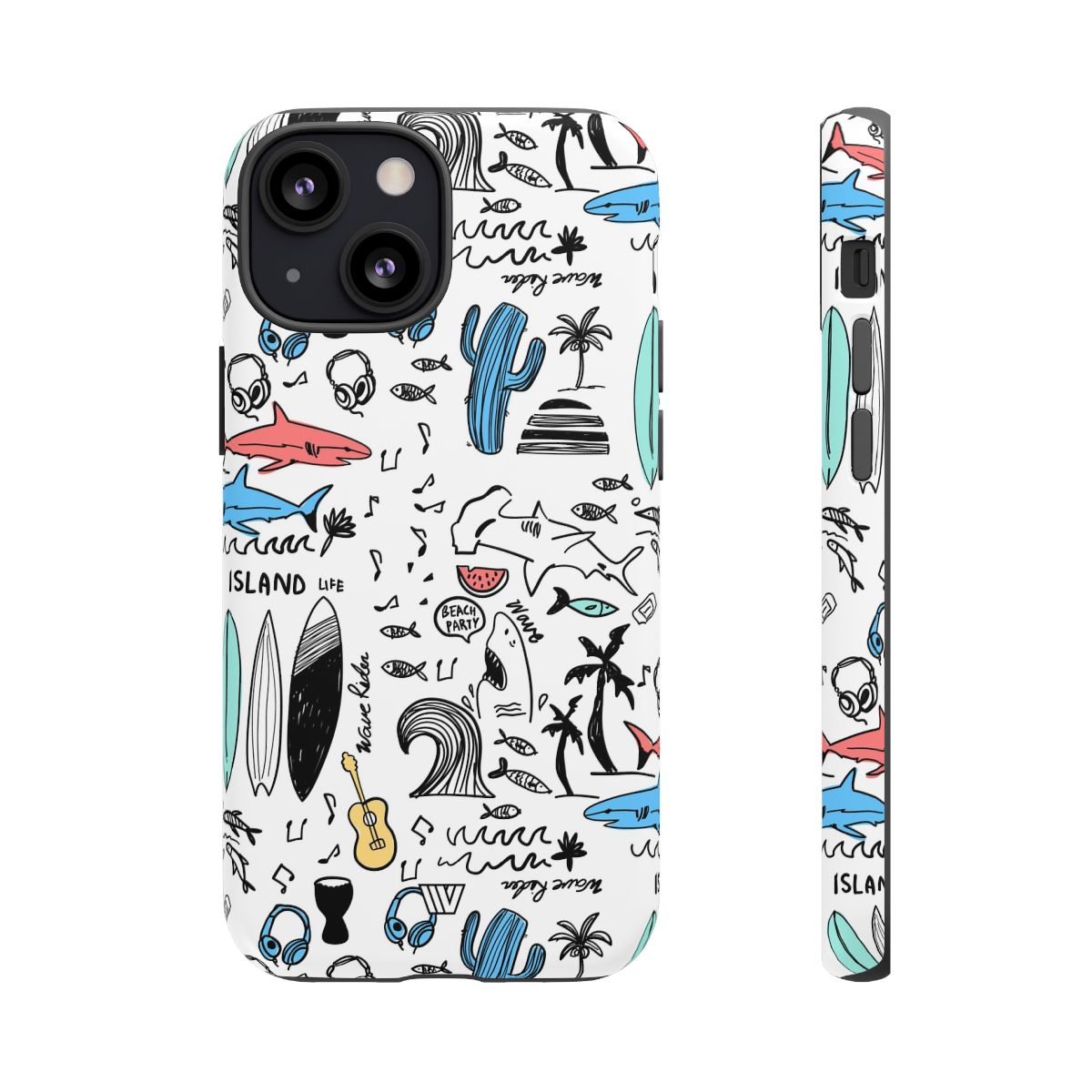 DOODLE BEACH PARTY | Tough Phone Case