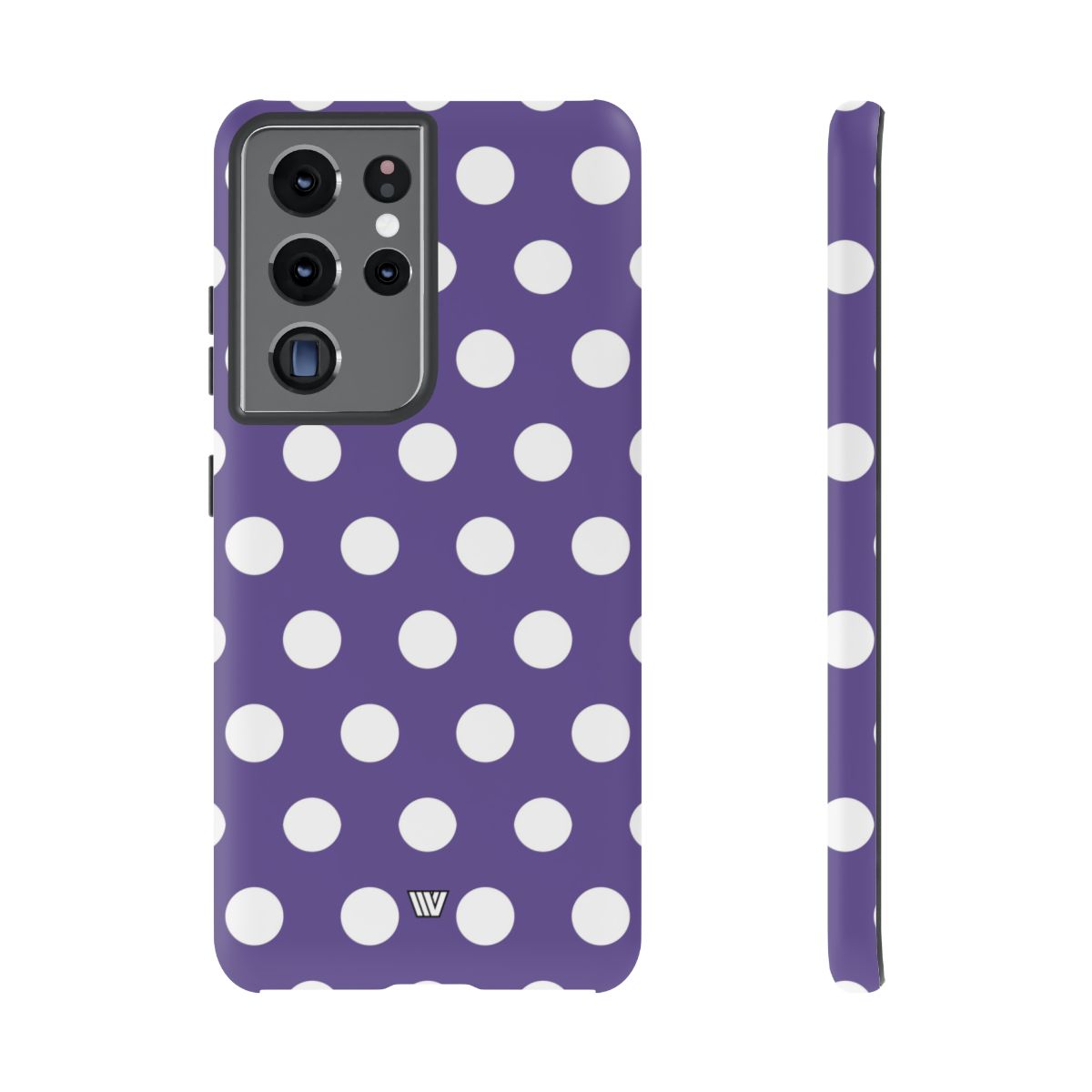 PURPLE POLKA DOTS | Tough Phone Case