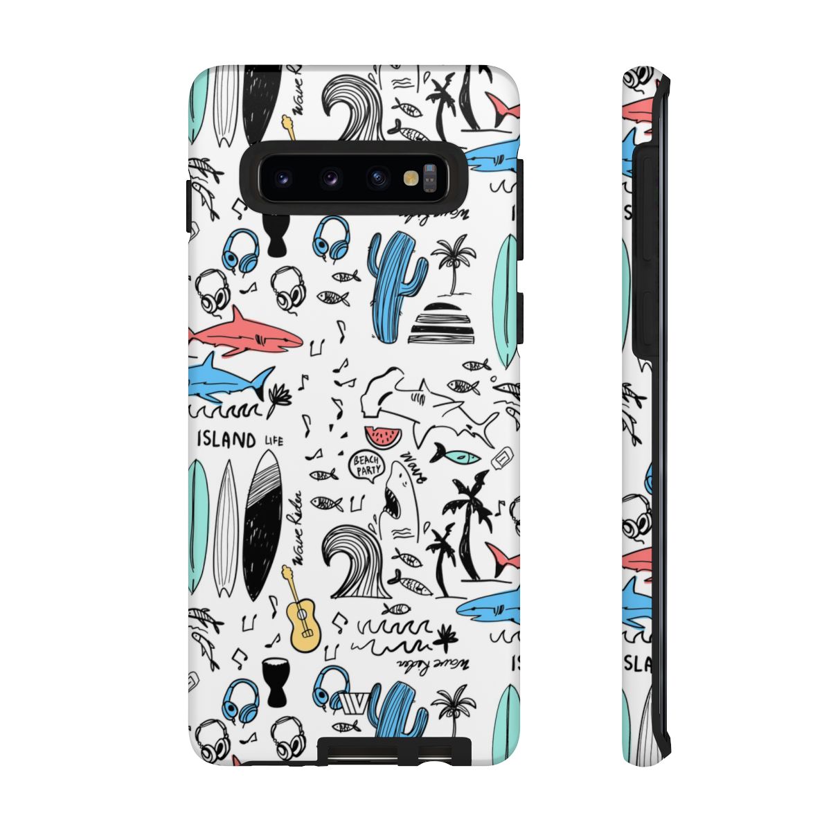 DOODLE BEACH PARTY | Tough Phone Case