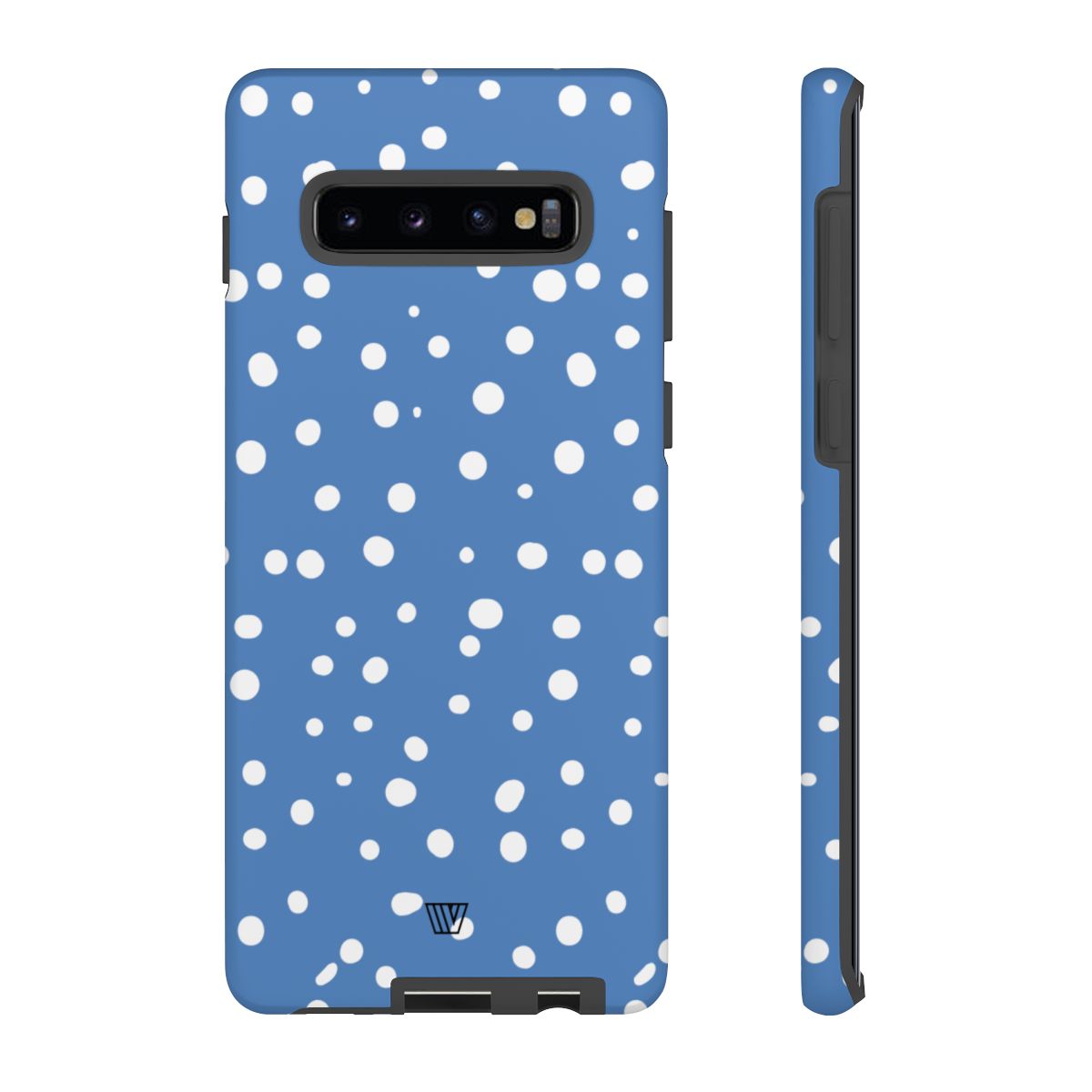 DUSTY BLUE DOTS | Tough Phone Case