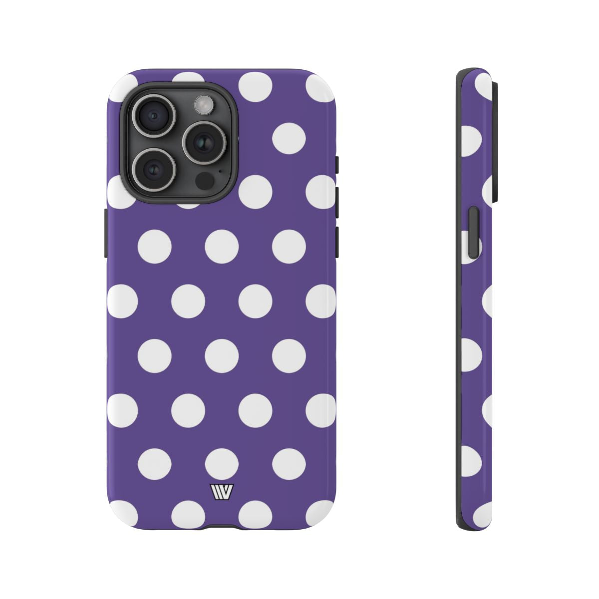 PURPLE POLKA DOTS | Tough Phone Case