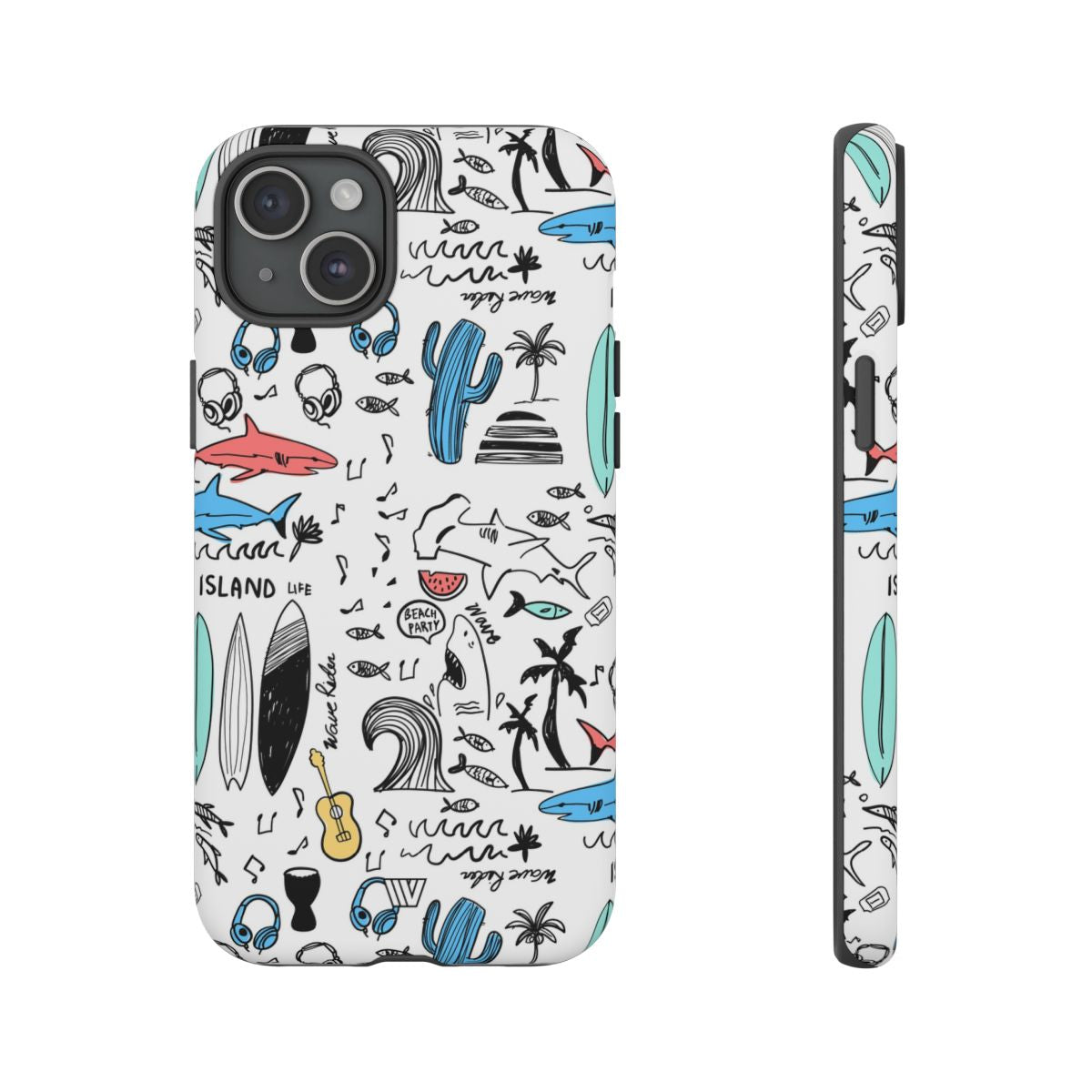 DOODLE BEACH PARTY | Tough Phone Case
