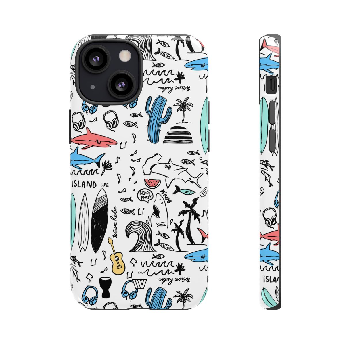 DOODLE BEACH PARTY | Tough Phone Case