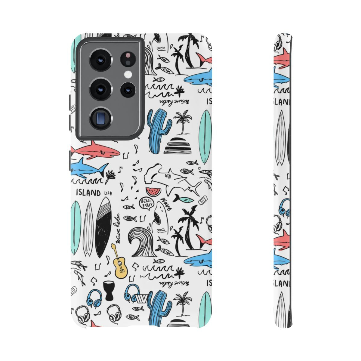 DOODLE BEACH PARTY | Tough Phone Case