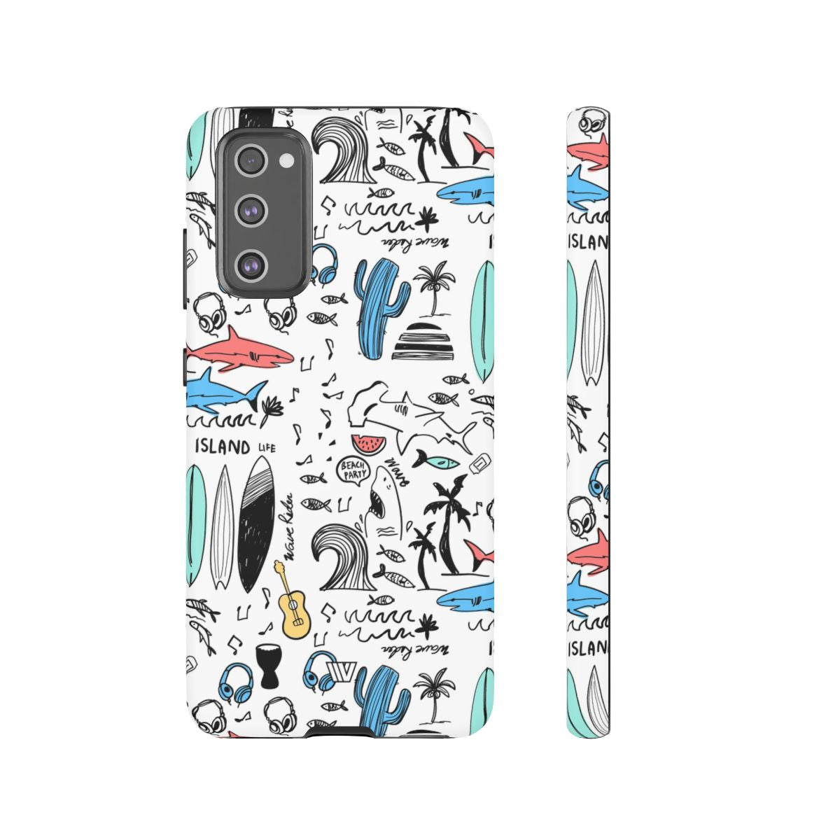 DOODLE BEACH PARTY | Tough Phone Case