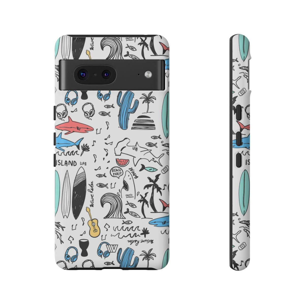 DOODLE BEACH PARTY | Tough Phone Case