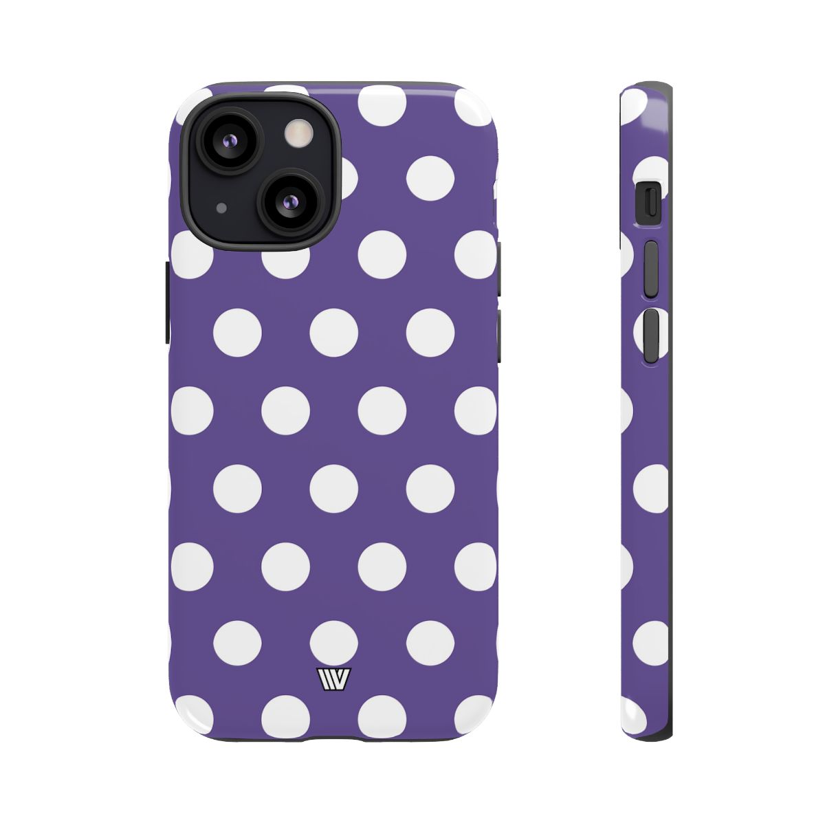 PURPLE POLKA DOTS | Tough Phone Case
