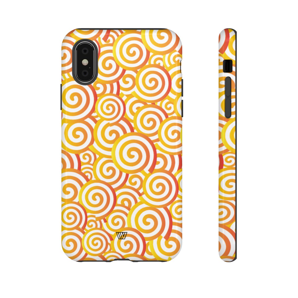 ABSTRACT SPIRAL ORANGE | Tough Phone Case