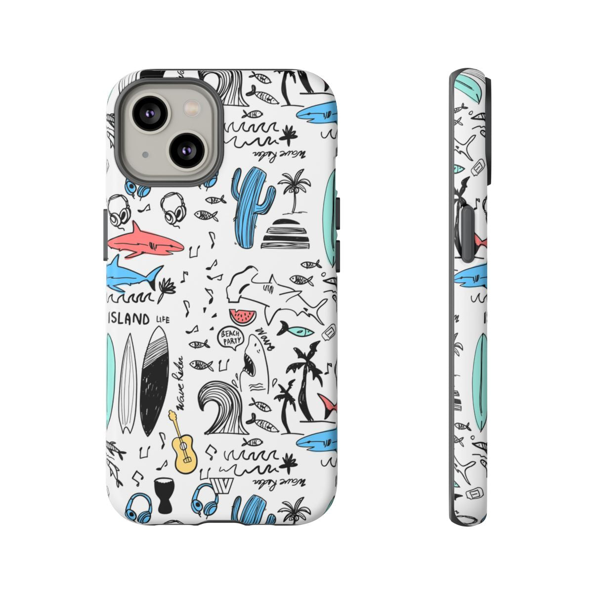 DOODLE BEACH PARTY | Tough Phone Case