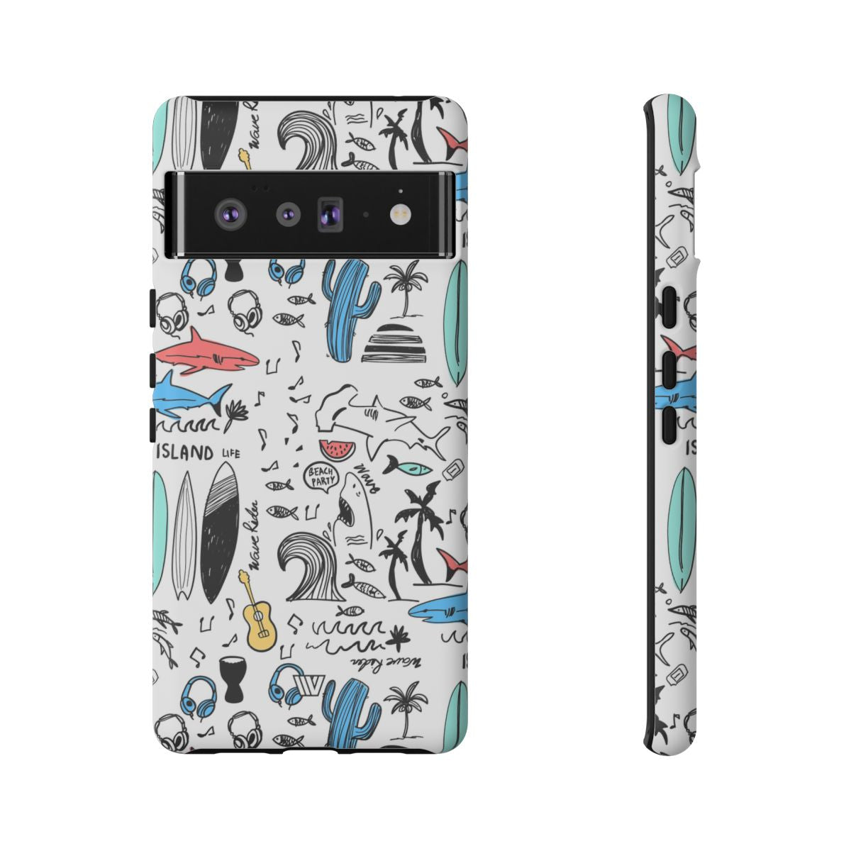 DOODLE BEACH PARTY | Tough Phone Case