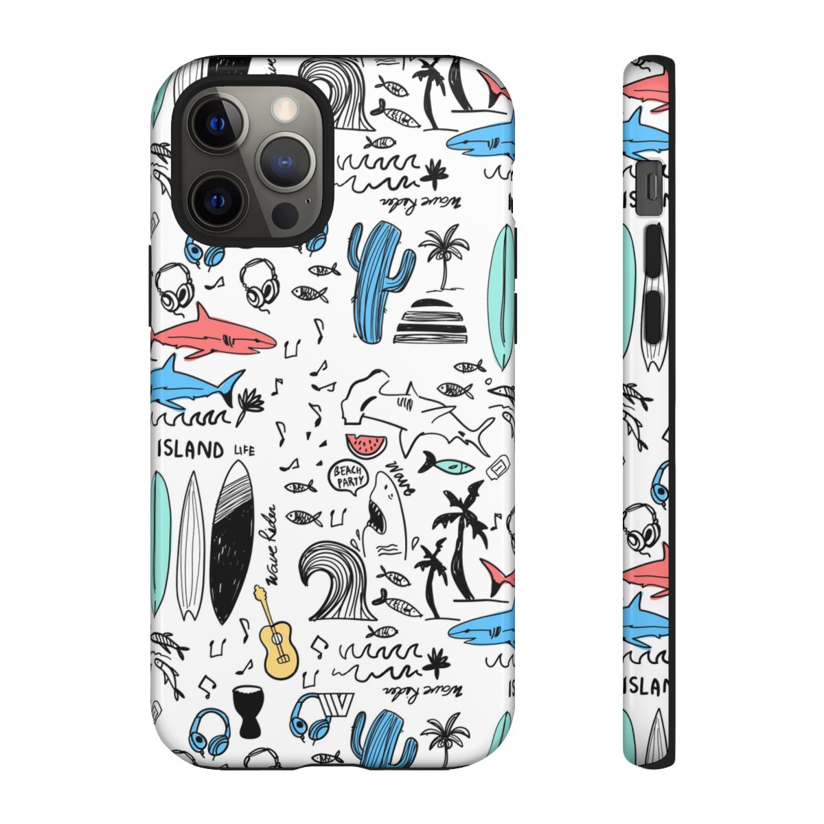 DOODLE BEACH PARTY | Tough Phone Case