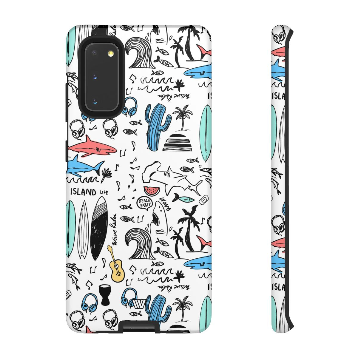 DOODLE BEACH PARTY | Tough Phone Case