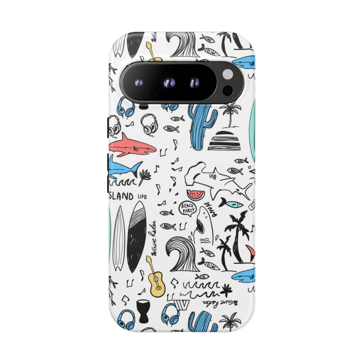 DOODLE BEACH PARTY | Tough Phone Case
