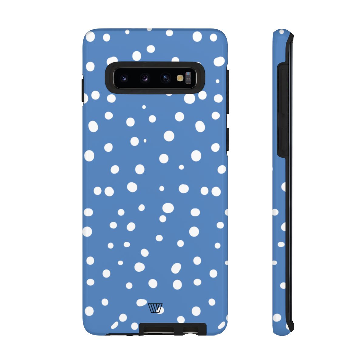 DUSTY BLUE DOTS | Tough Phone Case