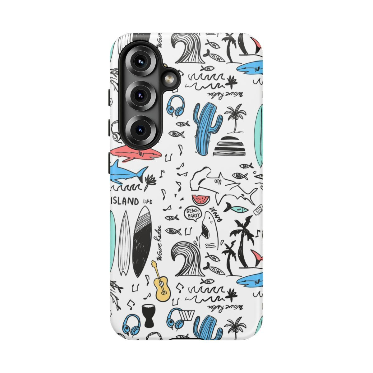 DOODLE BEACH PARTY | Tough Phone Case