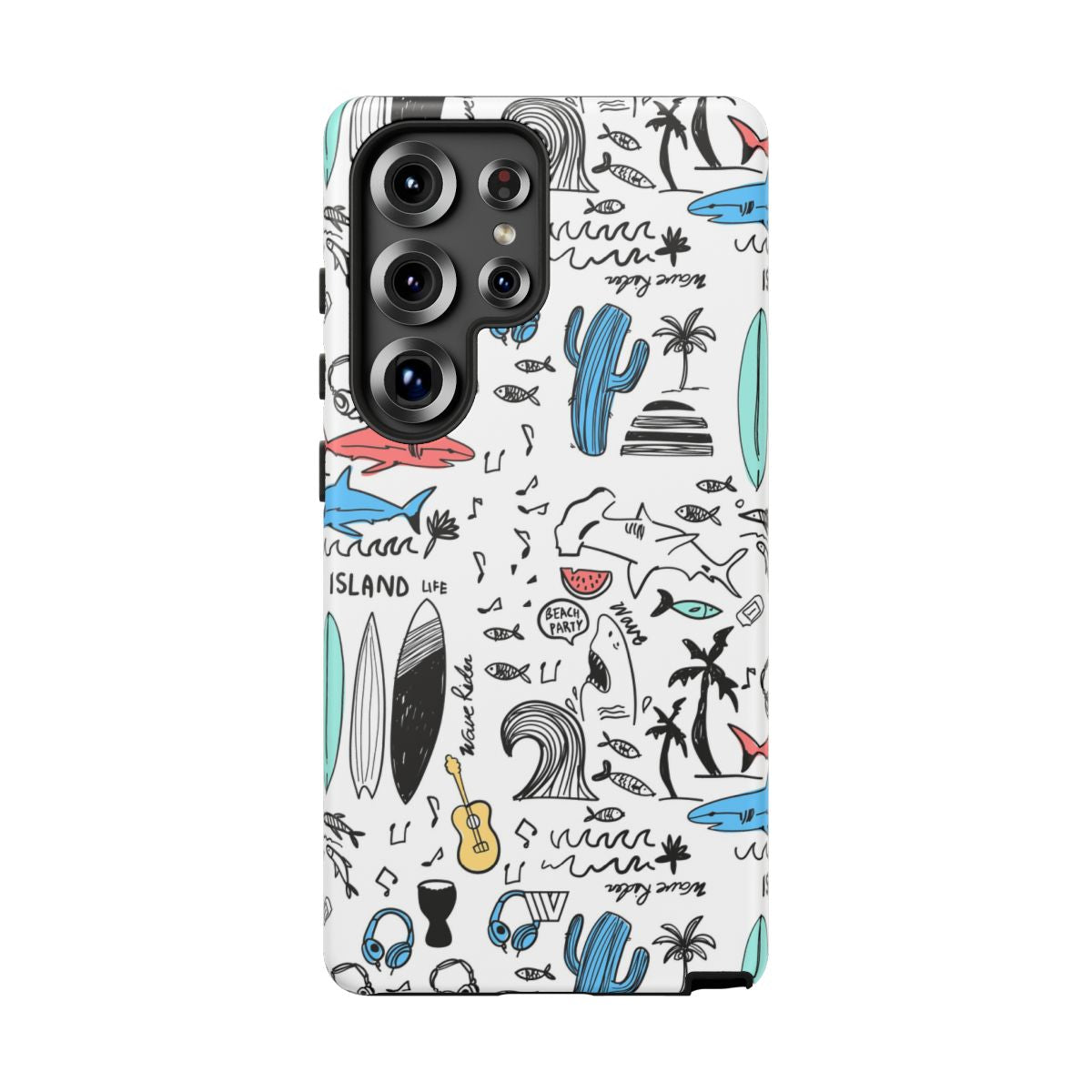 DOODLE BEACH PARTY | Tough Phone Case