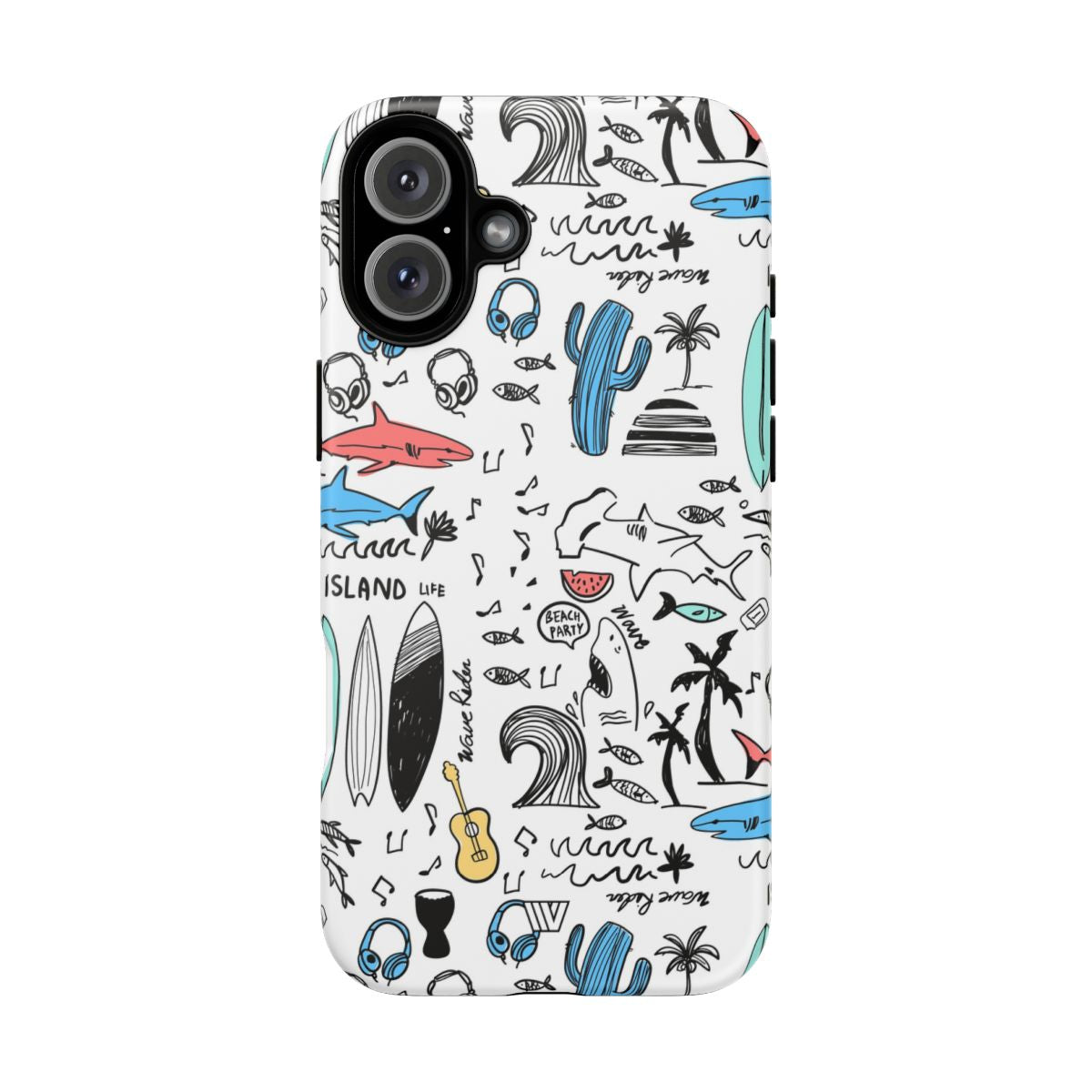 DOODLE BEACH PARTY | Tough Phone Case