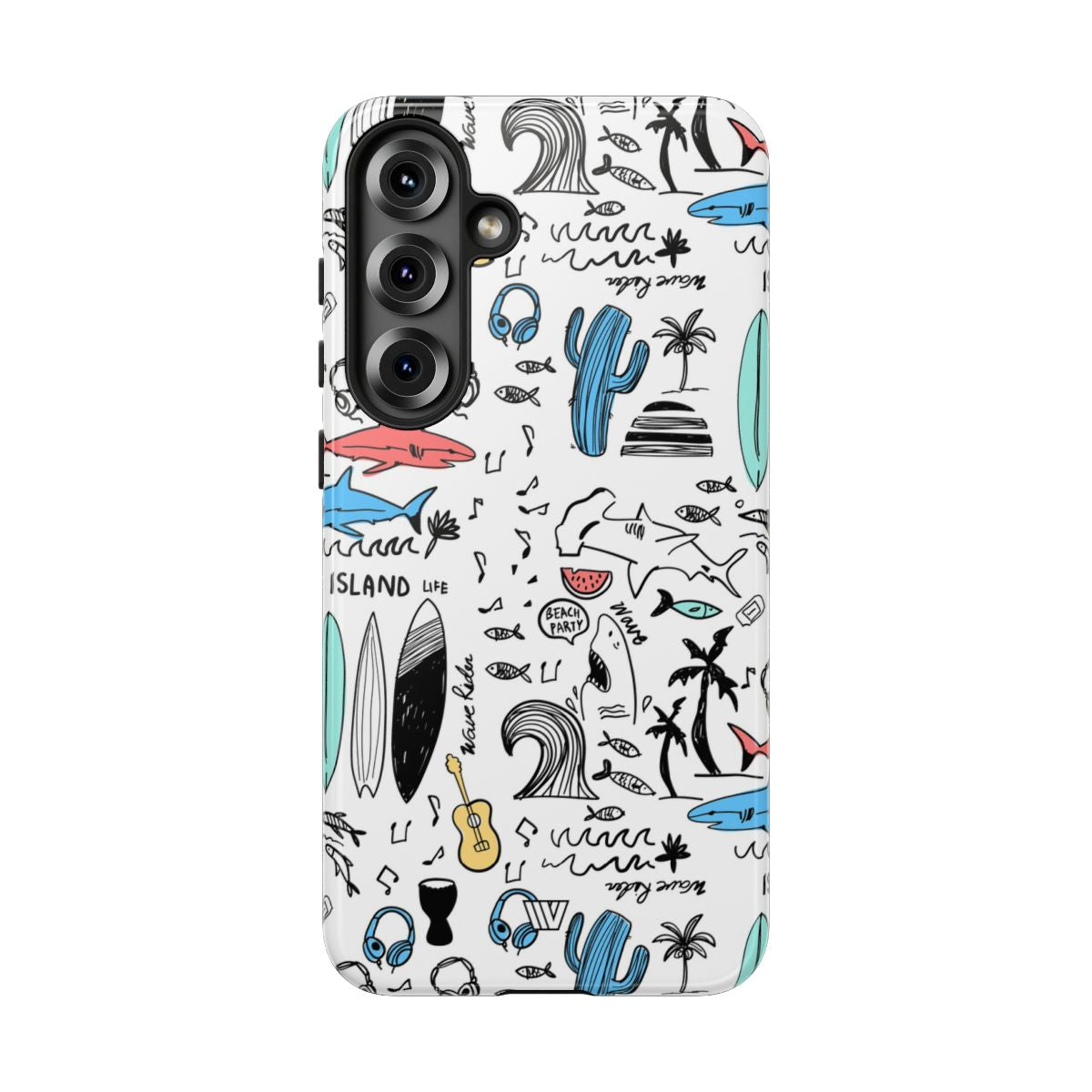 DOODLE BEACH PARTY | Tough Phone Case