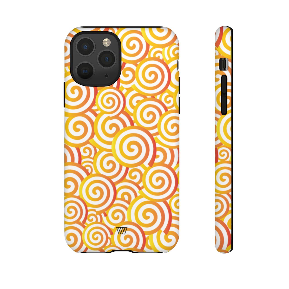 ABSTRACT SPIRAL ORANGE | Tough Phone Case