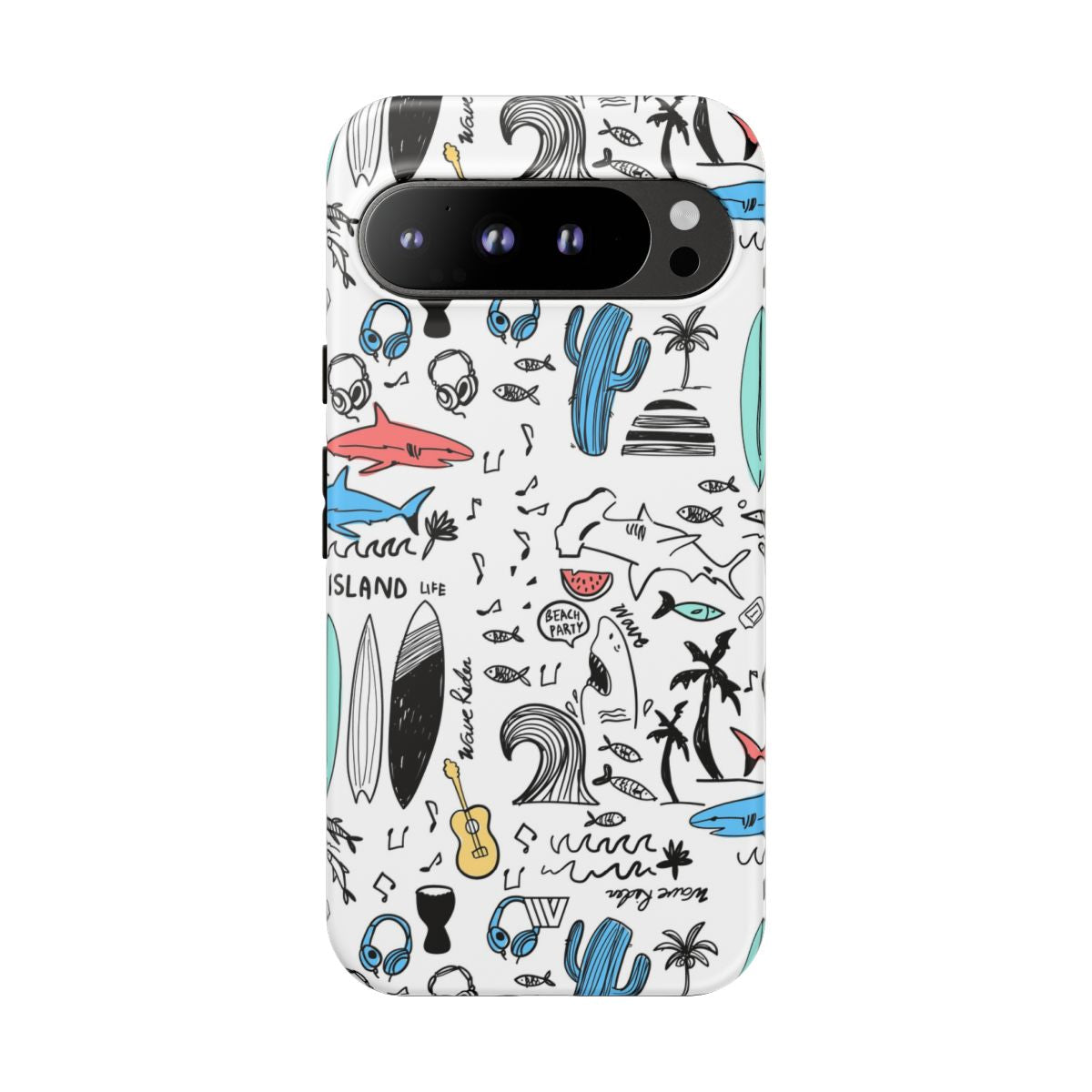 DOODLE BEACH PARTY | Tough Phone Case