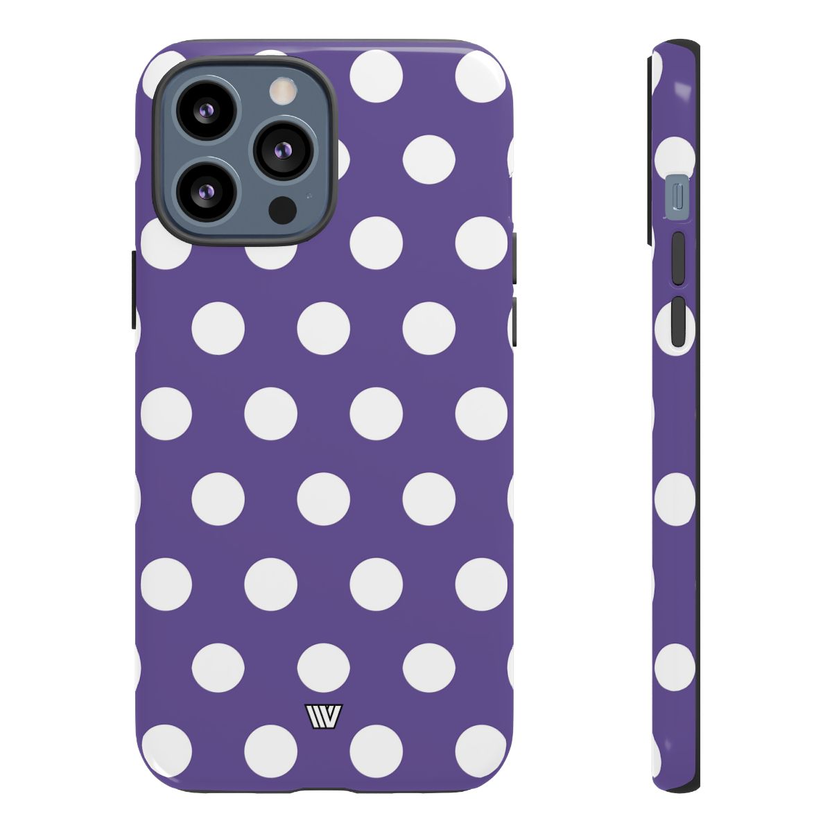PURPLE POLKA DOTS | Tough Phone Case