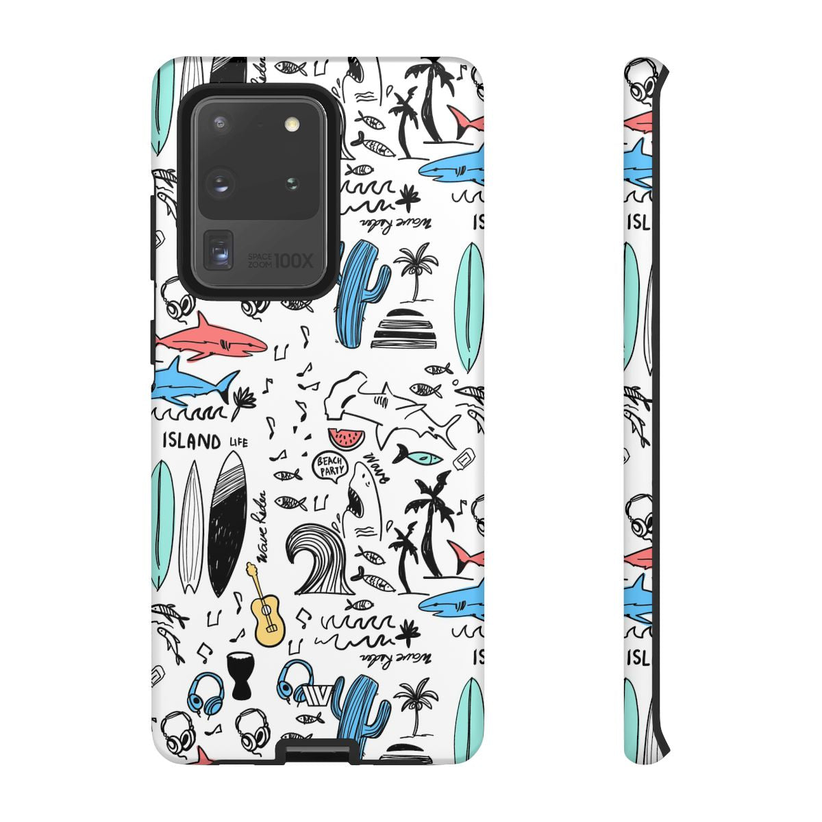 DOODLE BEACH PARTY | Tough Phone Case