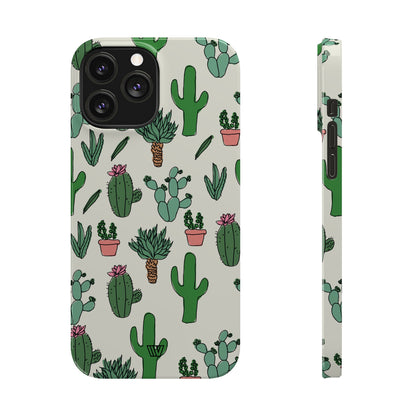 CACTUS DOODLES | Slim iPhone Case - Trovvve