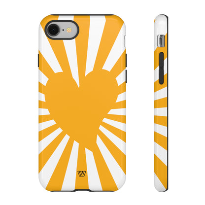 HEART SUN RAYS | Tough Phone Case - Trovvve