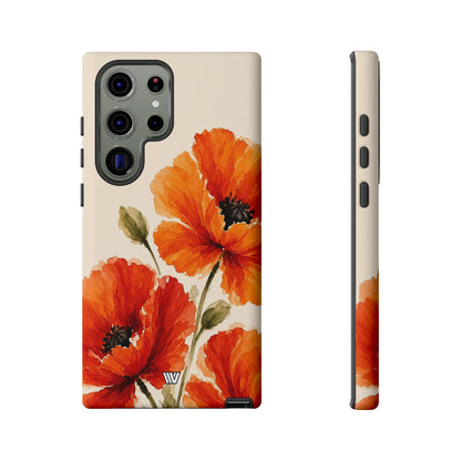 WILD POPPIES | Tough Phone Case