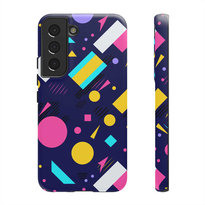 80s / 90s RETRO PATTERN DARK | Tough Phone Case