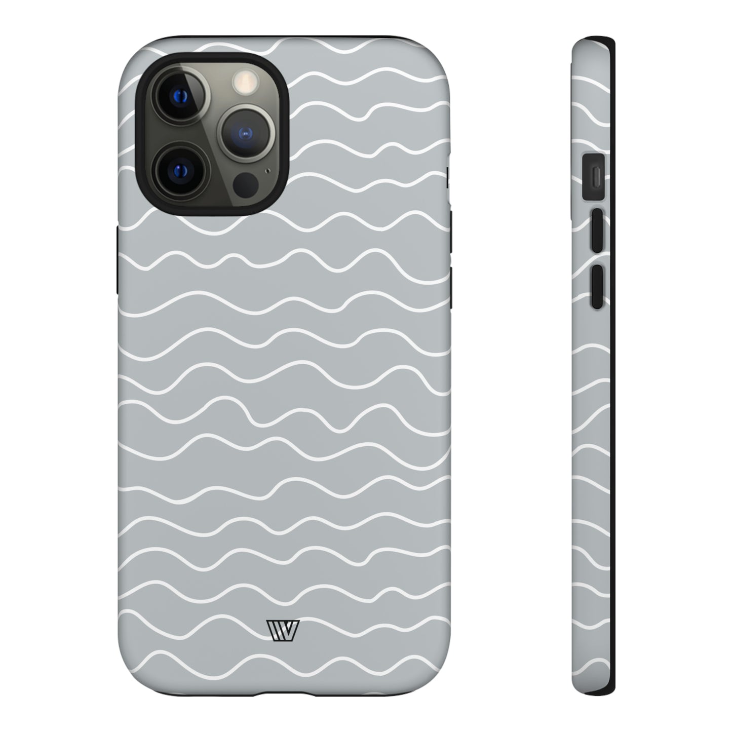 GRAY WAVES | Tough Phone Case