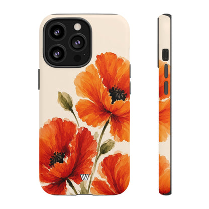 WILD POPPIES | Tough Phone Case